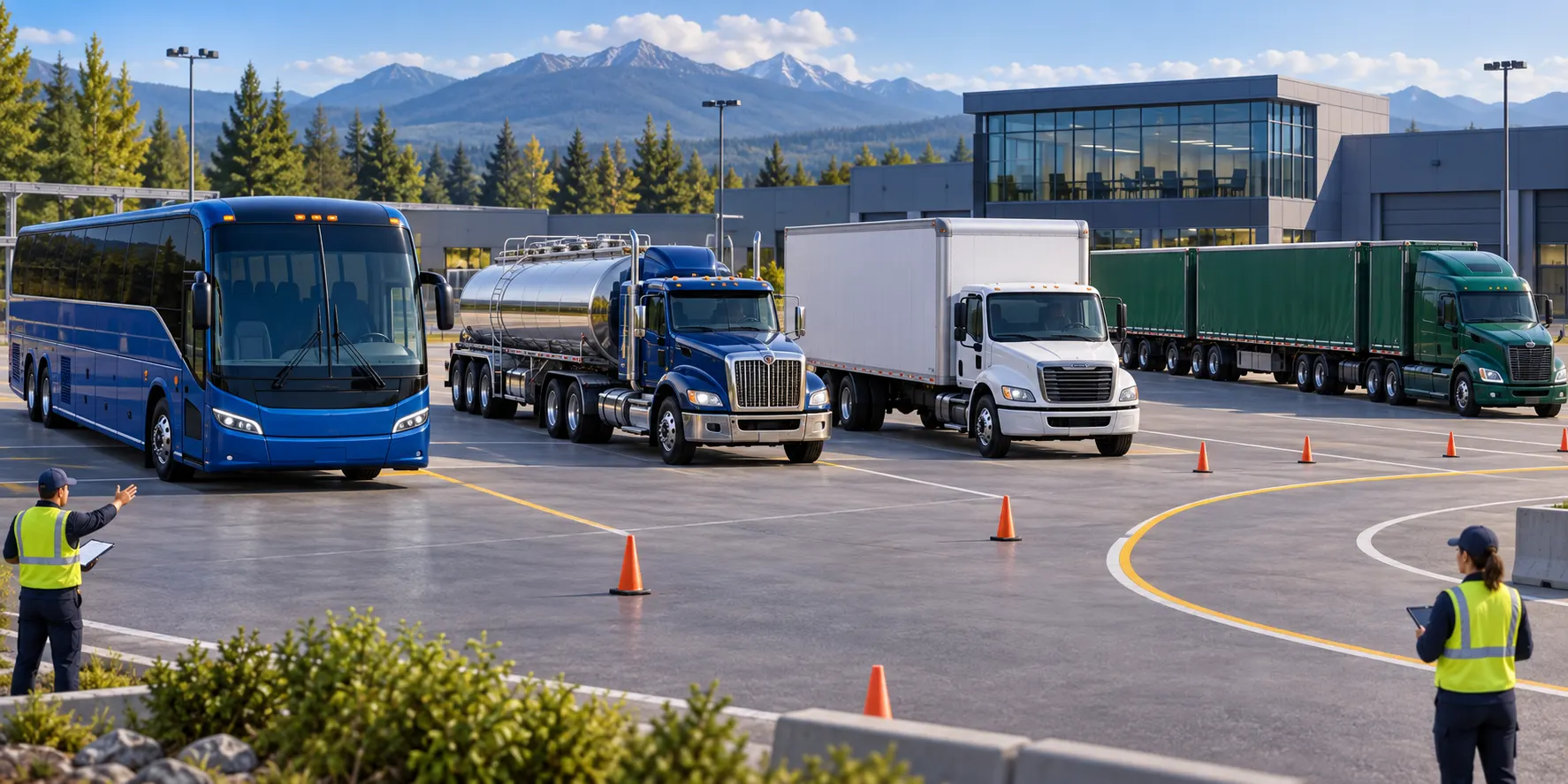 Commercial Driver Safe-Driving Habits to Build Before Test Day illustration