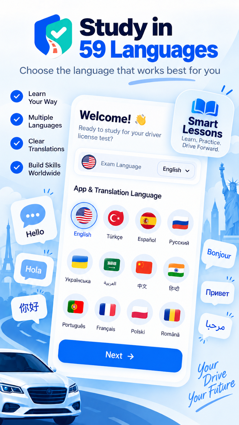 DMV permit preparation app screen 3