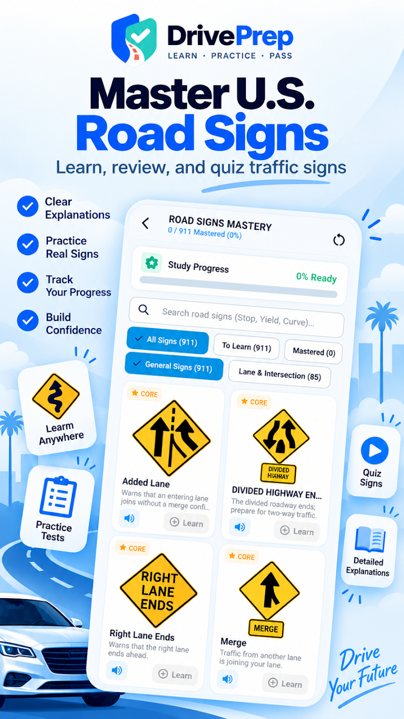 DMV permit preparation app screen 6